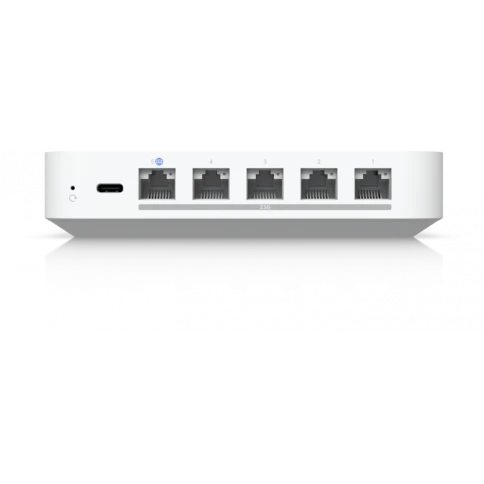 Маршрутизатор/ Compact 2.5G Cloud Gateway with 30+ UniFi device / 300+ client support, 2.3 Gbps IPS routing, and selectable NVR storage фото 5
