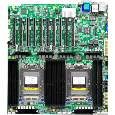 Материнская плата/ MB Gooxi G2DERO-B-PK2, 2xSP3 AMD EPYC 7001/7002/7003, 16xDDR4 ECC REG, 2xSFF8643, 6* PCI-E 4.0 x8, 4* PCI-E 4.0 x16, M.2 PCIe x4 2280, 2x1GbE LAN i350, IPMI, VGA, COM, 2*USB 3.0, E-ATX фото 1