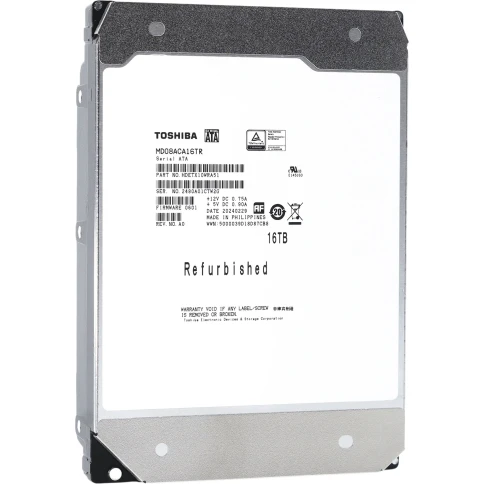 Жесткий диск/ HDD Toshiba MD08 SATA3 16Tb 3.5" 7200 512Mb OFFICIAL RECERTIFIED 1 year warranty (replacement MG08ACA16TE, ST16000NM000J, ST16000NM001G, MG11ACA16TE, MG09ACA16TE, WUH721816ALE6L4) фото 4