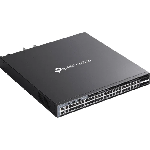 Коммутатор/ Omada 48-Port Gigabit Stackable L3 Managed PoE+ Switch with 6 10G Slots фото 4