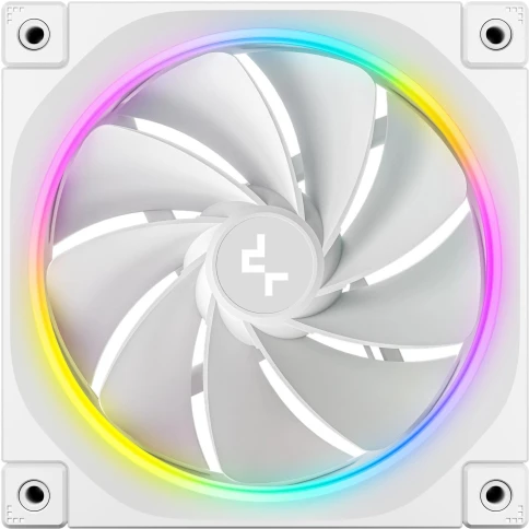 Вентилятор для корпуса Deepcool FL12R Wh Reverse ARGB 120х120x25 белый 4-pin 33.9дБ (R-FL12R-WHAPN1-G) Ret фото 2