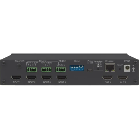 Матричный коммутатор 4х2 HDMI 4K/60 (4:4:4) с HDCP 1.4/2.2, HDR и EDID/ 4x2 4K HDR HDMI HDCP 2.2 Matrix Switcher фото 2