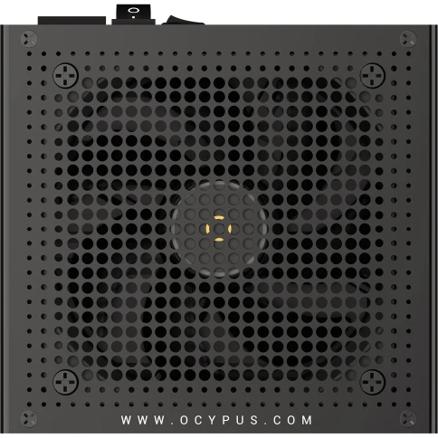 Блок питания ПК/ Power Supply Ocypus Iota P1000, Model P1000-GF, 1000W 80+ Gold (ATX, 3.1, Full modular, 1x24(20+4)pin, 2xCPU 8(4+4)pin, 3xPCIe*2 8(6+2)pin, 1x12V-2x6, 8xSATA3 , Active, 120x120mm, 150x140x86mm, APFC, black) фото 2