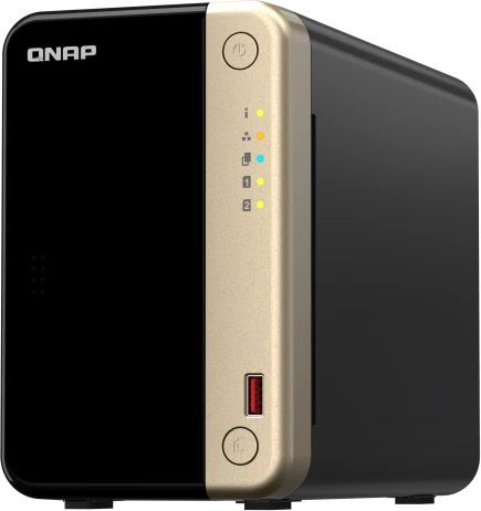 Сетевое хранилище без дисков/ SMB QNAP TS-264-8G NAS 2 HDD trays, 4-core Intel Celeron N5105/N5095 2.0-2.9 GHz, 8 GB DDR4 RAM , 2x2.5 Gigabit Ethernet , 2xUSB 3.2 Gen 2 (10Gbps), 2xUSB 2.0 port, 1xHDMI, 2xM.2 PCIe Gen 3 x1 slots фото 4