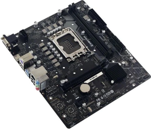 Материнская плата Biostar H610MH D5 Soc-1700 Intel H610 2xDDR5 mATX AC`97 8ch(7.1) GbLAN RAID+VGA+HDMI [H610MH D5] фото 2