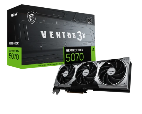 Видеокарта/ GeForce RTX 5070 12G VENTUS 3X фото 1