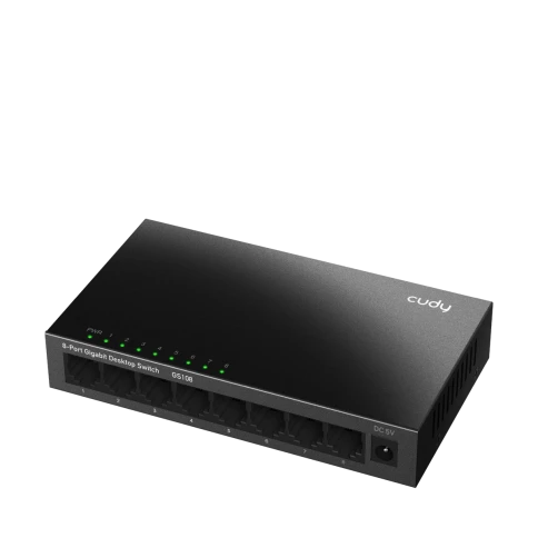 Коммутатор/ 8-Port Gigabit Metal Switch, 8 10/100/1000M RJ45 Ports, IGMP Snooping, Loop Detection/Prevention, 802.1p/DSCP QoS, Desktop Metal Case, Power Saving, Plug & Play фото 2