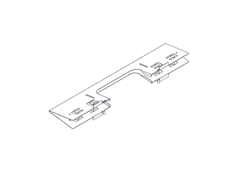 Divider with opening for laying Systeme Electric cables, on the roof of Uniprom Rack cabinets 600mm wide, 2 pcs. фото 5