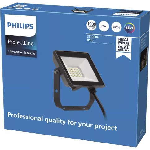 Philips Projectline Floodlight 20W 4000K фото 2