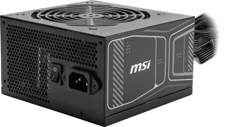 Блок питания ПК/ Power Supply MSI MAG A750GN PCIE5, 750W 80+ Gold (ATX, 3.1, PCIe 5.1, Non-modular, 1x24(20+4)pin, 2xCPU 8(4+4)pin, 2xPCIe*2 8(6+2)pin, 1x12VHPWR (450W), 4xSATA3, 2xMOLEX4pin, Active, 120x120mm, 140x150x86mm, APFC, black) фото 4