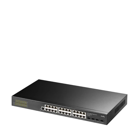 Коммутатор/ 24-Port Layer 2 Managed Gigabit Switch with 4 Gigabit SFP Slots фото 1