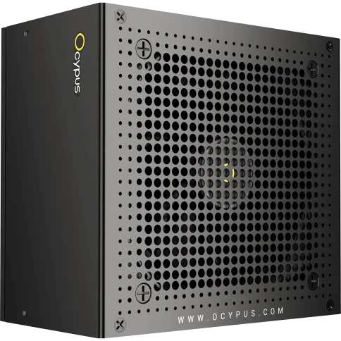Блок питания ПК/ Power Supply Ocypus Iota P750, Model P750-GF, 750W 80+ Gold (ATX, 3.1, Full modular, 1x24(20+4)pin, 2xCPU 8(4+4)pin, 3xPCIe*2 8(6+2)pin, 1x12V-2x6, 8xSATA3 , Active, 120x120mm, 150x140x86mm, APFC, black) фото 1