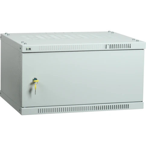 Шкаф LINEA WE 6U 550x350мм дверь металл серый фото 1