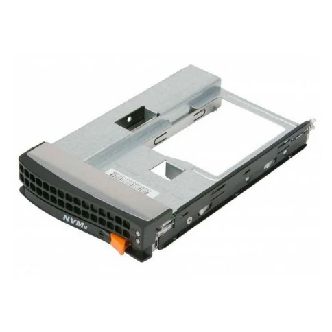 Комплектующие корпусов SuperMicro MCP-220-00138-0B Tool-less Black gen-5 3.5»-to-2.5» NVMe drive tray, Orange tab фото 3