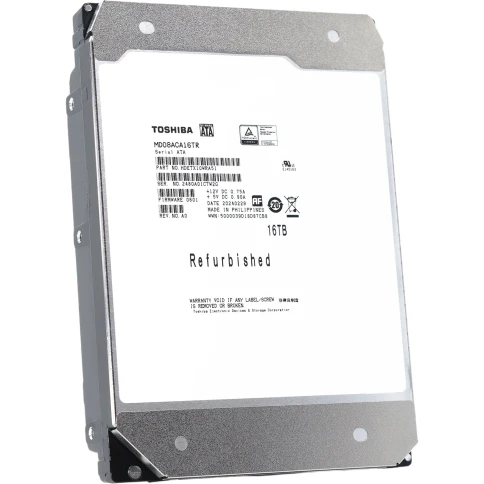 Жесткий диск/ HDD Toshiba MD08 SATA3 16Tb 3.5" 7200 512Mb OFFICIAL RECERTIFIED 1 year warranty (replacement MG08ACA16TE, ST16000NM000J, ST16000NM001G, MG11ACA16TE, MG09ACA16TE, WUH721816ALE6L4) фото 5