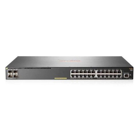 Коммутатор HPE JL255A HPE Aruba 2930F Managed L3 Lite 24G PoE+ 370W 4SFP+ Switch фото 1
