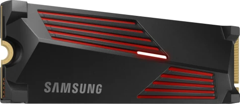 Твердотельный накопитель/ Samsung SSD 990 PRO, 4000GB, M.2(22x80mm), NVMe 2.0, PCIe 4.0 x4, V-NAND TLC, R/W 7450/6900MB/s, IOPs 1 400 000/1 550 000, DRAM buffer 4096MB, TBW 2400, DWPD 0.33, with Heatsink (12 мес.) фото 4