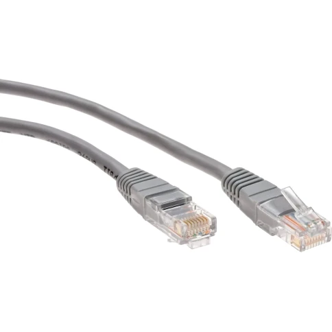 Патчкорд/ Патчкорд литой "Telecom" UTP кат.5е 1,0м серый фото 5