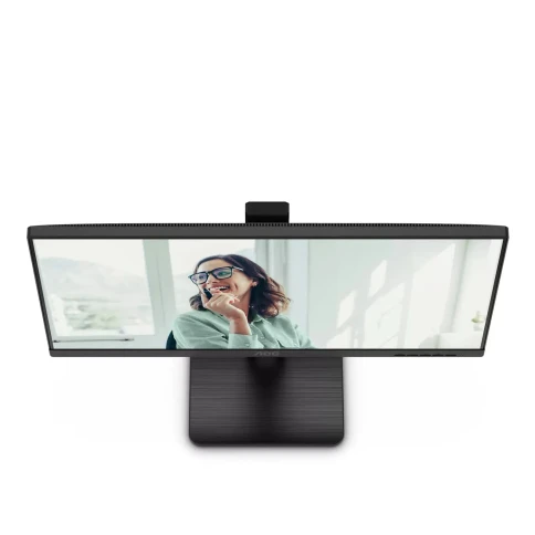 AOC Q27P3CV 27" 2560x1440, IPS, 75Hz, 20M:1, 350cd, 4 ms, 2xHDMI 1.4, DisplayPort 1.2, 4xUSB 3.2, DP+PD USB Type-C * 65W Speakers, RJ45, Height adj 150, pivot, VESA 100, 3Y, Black фото 5
