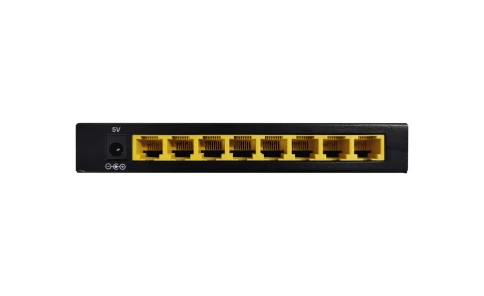 Коммутатор/ Unmanaged switch, 8x1000Base-T, metal case фото 1