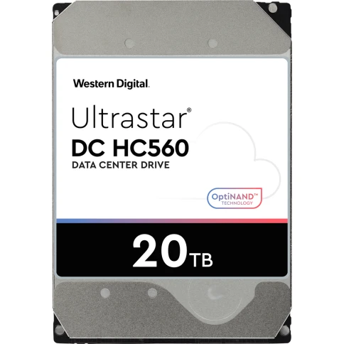 Жесткий диск/ HDD WD SATA 20Tb Ultrastar DC HC560 0F38785 7200 6Gb/s 512Mb 1 year warranty фото 2