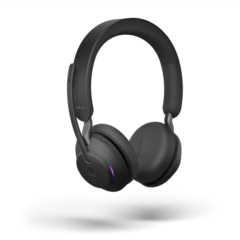 Гарнитура беспроводная/ Jabra Evolve2 65, Link380c MS Stereo Stand Black фото 2