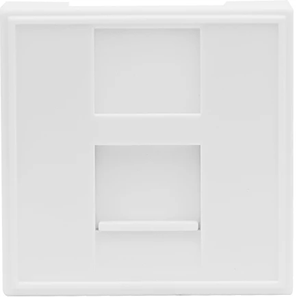 Donel Розетка DEC RJ45 UTP кат.5e, 2мод., бел. (45х45мм), серия (тип) DEC фото 1