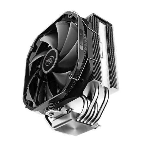 Вентилятор Deepcool AS500 RTL {8} (727064) (Height 164mm, 6mm x 5pcs, Fan 140mm, 500;1200RPM ±10%,  29.2 dB(A), 4-pin PWM, TDP 220W, Screw, Socket AMD AM4, Intel LGA 2066/2011-v3/2011/1700/1200/115x) фото 4