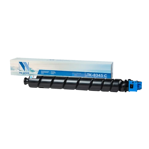 -/ Тонер-картридж NVP NV-TK-8345 Cyan для Kyocera Taskalfa-2552ci (12000k) фото 1