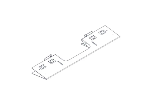 Divider with opening for laying Systeme Electric cables, on the roof of Uniprom Rack cabinets 600mm wide, 2 pcs. фото 9