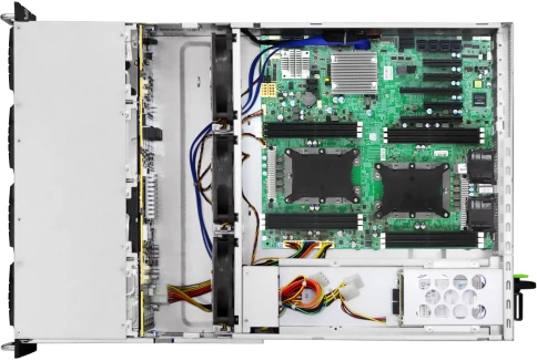 Серверная платформа/ SB401-VG, 4U, 2xLGA-3647, 24-bay storage server, 1x 24-port 12G SAS EOB backplane, 1200W platinum redundant power supply, 2x 7mm hot-swap OS, Virgo, Intel® Xeon® Scalable Processors, 12x ATX PWR/DDR4 2933 ECC RDIMM, Intel PCH C622, 2x фото 4