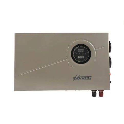 Источник бесперебойного питания/ POWERMAN Smart 500 INV, silver, line-interactive, 500VA/300W, 140-275V, 2 Euro sockets, external battery 12V from 33Ah to 200Ah (not included), charging current 10A, LCD display, wall-mounted, 410mm x 268mm x 70mm, 7.74 kg фото 2