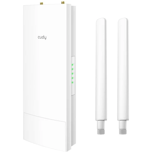 Усилитель Wi-Fi/ AC1200 WiFi Outdoor Repeater, Access Point, 867Mbps at 5GHz + 300Mbps at 2.4GHz, 1 x 100Mbps RJ45, 2 Detachable Antennas, 24V passive PoE, IP65 Waterproof, lightning protection, 24V passive PoE adapter included фото 4