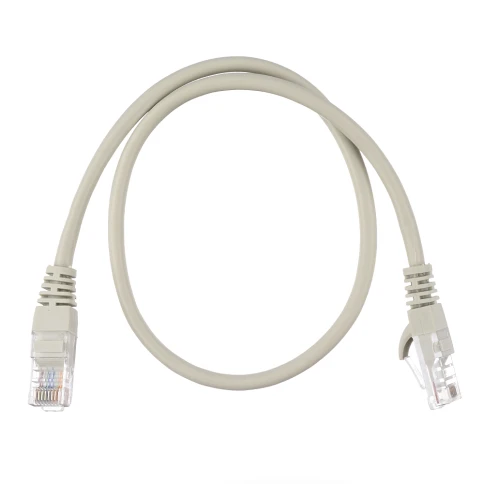 Патч-корд/ Патч-корд GoPower RJ-45 (m)-RJ-45 (m) 2.0м кат.5е ПВХ 26AWG CCA серый в пакете (1/125) фото 3