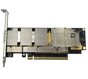 Сетевая карта Infiniband/ CX75310A ConnectX-7 HHHL Adapter card, 400GbE / NDR IB (default mode), Single-port OSFP, PCIe 5.0 x16, Crypto Disabled, Secure Boot Enabled, Tall Bracket фото 1