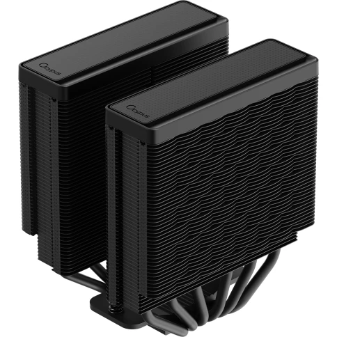 Кулер для процессора/ CPU Cooler Ocypus Delta A62 BK ARGB (260W, 4-pin PWM, 156mm, Al/Cu, 6x6mm, ARGB, 2x120mm, 73CFM, 29dBA, 2000RPM, S: 1851/1700/1200/115X, AM5/AM4, black) фото 6