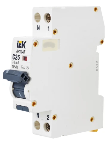 ARMAT АВДТ B06S 1P+NP C25 30мА тип A (18мм) IEK фото 8