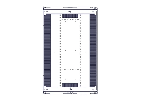 Шкаф Systeme Electric, серия Uniprom, 48U-750/1200, боковые панели 4шт, черный фото 9