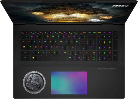 Ноутбук MSI Titan Dragon Edition 18 HX AI A2XWJG-205RU Core Ultra 9 275HX 64Gb SSD4Tb NVIDIA GeForce RTX5090 24Gb 18" IPS UHD+ (3840x2400) Windows 11 black WiFi BT Cam (9S7-1824A5-205) фото 4
