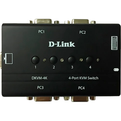 Коммутатор/ DKVM-4K,DKVM-4K/B 4-port KVM Switch, VGA+PS/2 ports фото 4
