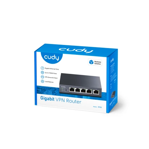 Маршрутизатор/ Gigabit Multi-WAN VPN Router, 1 GbE WAN,  1GbE LAN, 3 Configurable WAN/LAN,  Load balancing,  Link Backup, Zerotier/Wireguard/OpenVPN/IPSec/L2TP/PPTP VPN Server and Client, Zerotier,  IPv6, TR069/098/TR181/TR111, DNS over Cloudflare/Google/ фото 5