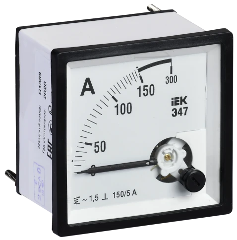Амперметр Э47 150/5А кл. точн. 1,5 72х72мм фото 2