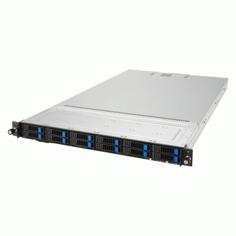 Серверная платформа/ ASUS RS700-E11-RS12U, 1U, 2x Socket-E LGA4677, 32x DDR5 4800*/5600*, 12x2.5'' NVMe/SATA*/SAS* hsb (*-RAID/HBA need), 2x M.2 PCIe 2260/2280, up to 3x PCIe Gen5  + 1 x int RAID slot, 2 x 10G(Intel X710-AT2) RJ45 LAN, 1+1 1600W фото 2