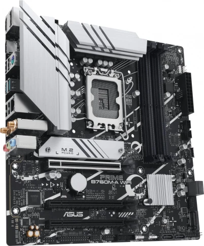 Материнская плата ASUS PRIME B760M-A WIFI Soc-1700 Intel B760 4xDDR5 mATX AC`97 8ch(7.1) 2.5Gg RAID+HDMI+DP [PRIME B760M-A WIFI] фото 4