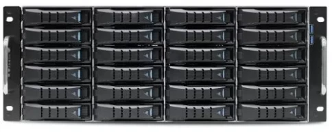 Серверный корпус/ RSC-4BT, 4U 36x 3.5" hot-swap bays, tool-less 3.5" and 2.5" HDD tray, 1200W CRPS redundant power supply, 2x 7mm 2.5" hot-swap OS, low profile rear panel, rail, front 4U24 SAS 12G expander controller on backplane (35X фото 2
