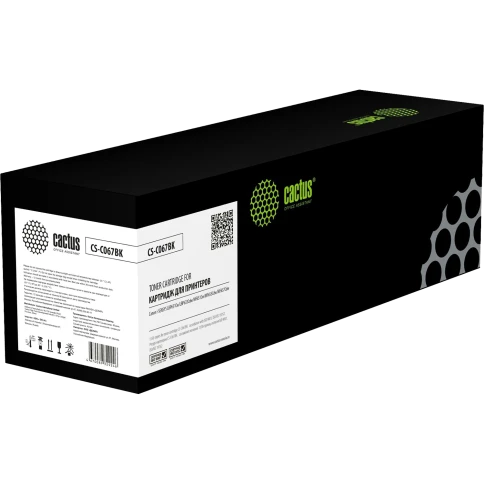 -/ Картридж лазерный Cactus CS-C067BK 067BK черный (1350стр.) для Canon i-SENSYS LBP631Cw/LBP633Cdw/MF651Cw/MF655Cdw/MF657Cdw фото 2