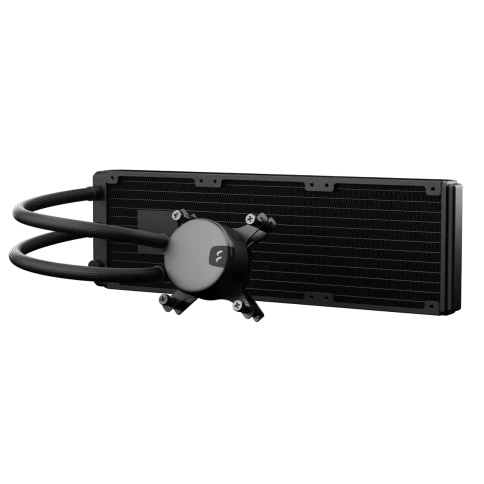 Система жидкостного охлаждения для ПК/ Water Cooling System Fractal Design Lumen S36 V2 RGB (200W, 360mm, Black, ARGB/ Fans: 3x120mm, 56CFM, 33.2dBA, 2000RPM/ Pump height 67mm, 22dBA, 4000RPM, Rad thickness 27mm/ S: 1851, 1700, 1200, 115X, 2011, 2066, AM5 фото 4