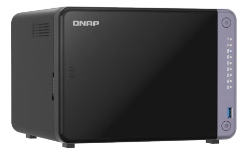 Сетевое хранилище без дисков/ SMB QNAP TS-632X-4G 6-bay 3.5" desktop NAS, AL524 4C 2.0GHz, 4GB DDR4 RAM (max 16GB), 2 x 10GbE SFP+, 2 x 2.5GbE, 1 x PCIe Gen3, 2 x USB 3.2 Gen1 фото 3