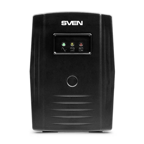 ИБП SVEN Pro 800, линейно-интерактивный, автоматический стабилизатор напряжения, 480Вт, 800Ва, 2 евророзетки/ UPS SVEN Pro 800, line-interactive, automatic voltage regulator, 480W, 800Va, 2 outlets фото 2