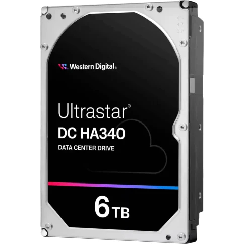 Жесткий диск/ HDD WD SATA Server 6Tb Ultrastar DC HA340 7200 6Gb/s 256MB 1 year warranty (replacement HUS726T6TALE6L4, MG10ADA600E, MG08ADA600E, ST6000NM019B) фото 2